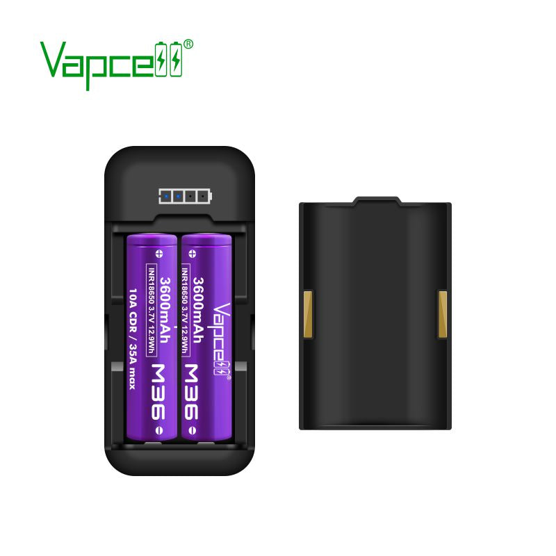 Vapcell P2 18650 charger / power bank